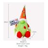 Adorable Grinch Sitting Plush Doll Green Furry Monster Holiday Decoration Toy