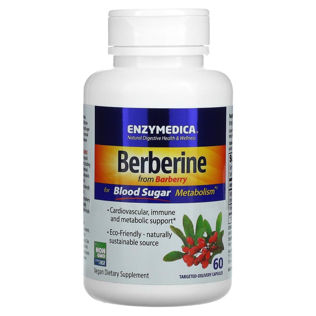 Enzymedica Berberine, 60 Targeted Delivery Capsules