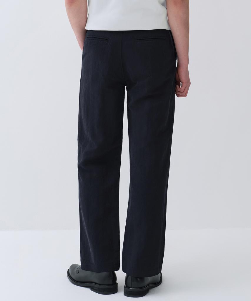 MUSINSA STANDARD [City Workers] Tapered Calm Pants [Navy]