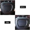 Carbon Fiber Steering Wheel Frame Trim for Ring 2015+ Dodge Challenger & Charger