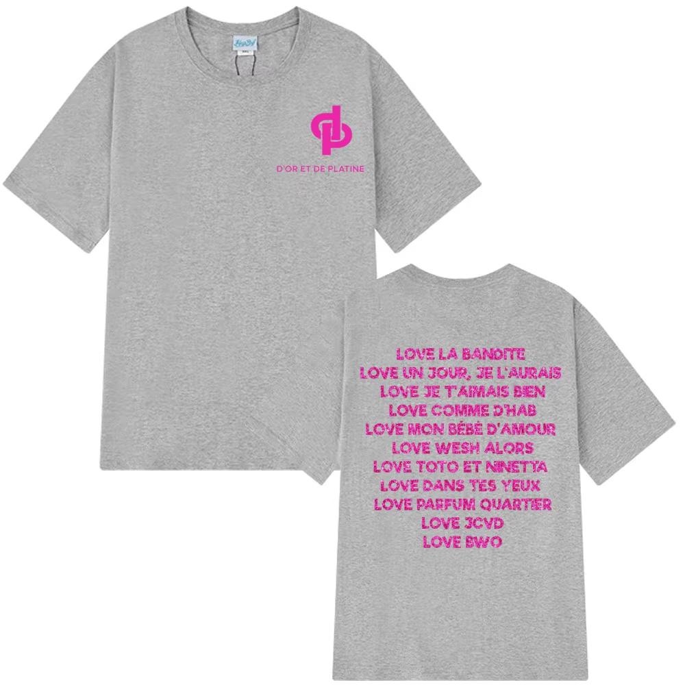 Мужские и женские футболки из чистого хлопка 2025 года от рэпера Jul — удобные, дышащие, обязательные для праздничного сезона Инс