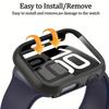 Защитная пленка для корпуса Apple Watch 10 9 8 7 6 5 4 SE 46мм 42мм 45мм 44мм 41мм 40мм Закаленное стекло PC Бампер Чехол Защитные