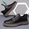 Men's Shoes Spring 2025 New Trend Versatile Casual Board Shoes Men's Mid-help Tooling Shoes