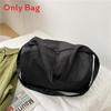 Fashionable Street Style Shoulder Bag In Oxford Fabric With Candy Color Accents For Casual Outings