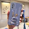 Чехол-ремешок на шею 52 53 23 33 для Samsung Galaxy A52 A53 A13 A23 A33 A72 A73 A32 4g 5g С подставкой Силиконовый чехол A52s