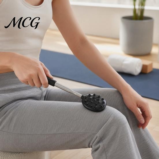 Meridian Massage Stick Back Scratcher And Massager, Extendable Massager Tool, Telescoping Scratcher, Anti-Slip Handle for Muscle Relief Home