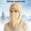 Fleece Balaclava Cycling Cap Cold-proof Ski Windproof Cap Warm Hat Mask Outdoor Sports