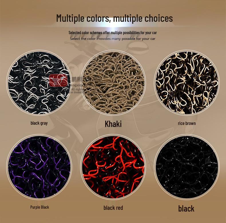 Thickened Silk Non-Slip Footrest Pad for Kymco LIKE180 Scooter, Rainproof