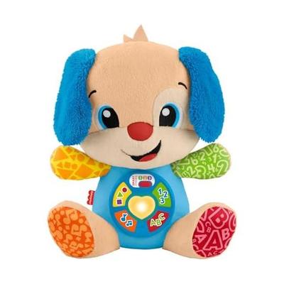 Fisher Price Пой! Первые английские двуязычные/Игрушки для собак для младенцев/малышей Мягкие игрушки с 6 месяцев Разноцветные JGW96