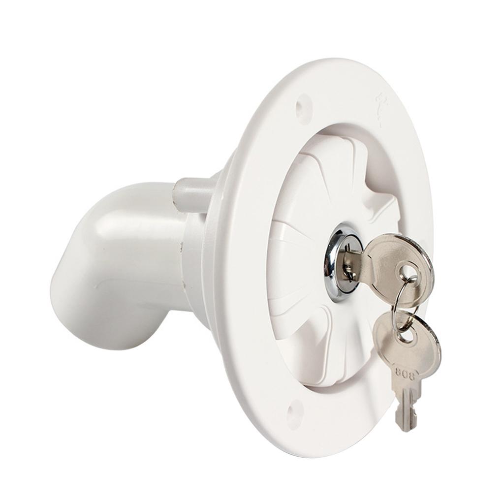 Запираемая крышка гравитационного водозаборника с замком, запираемый фильтр люка для лодки-дома, кемпера, прицепа-каравана