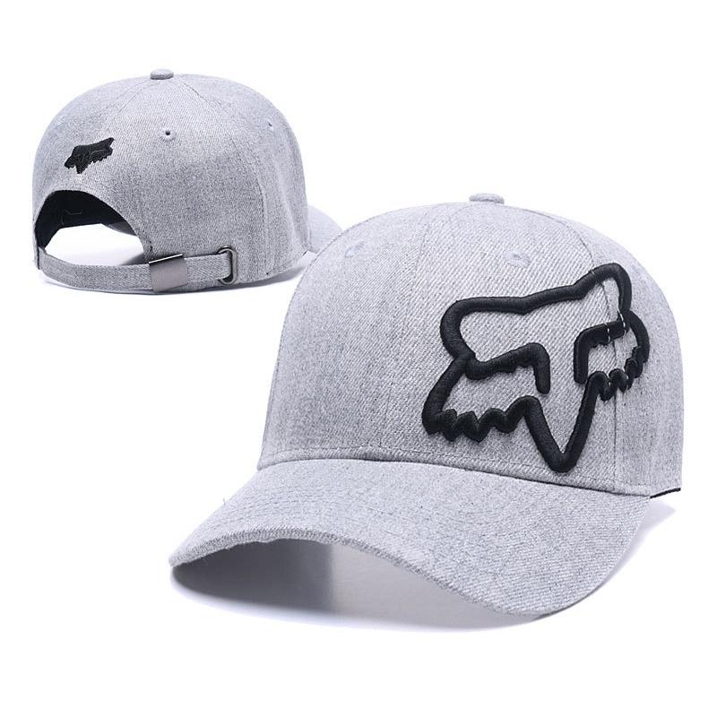 Мужская кепка-тракер Fox Racing с регулируемой застежкой-кнопкой и стильным принтом лисы**