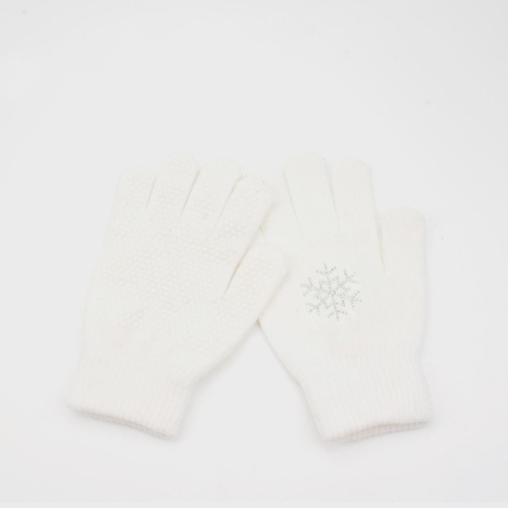 Нескользящие перчатки для фигурного катания Зимние теплые детские варежки для катания на коньках Перчатки для катания на коньках для практики