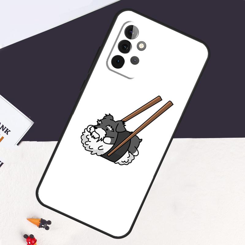 Чехол для щенка шнауцера для Samsung Galaxy A53 A15 A22 A52 A32 A54 A14 A16 A26 A36 A56 A55 A35 A05 A06 A33 A13