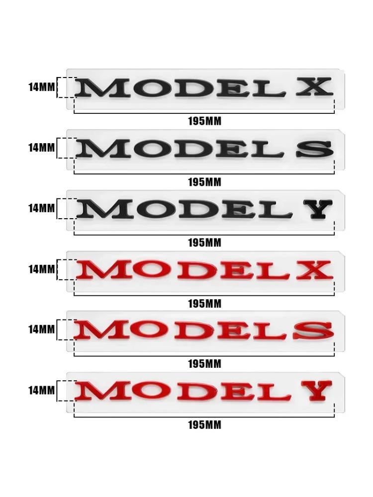 AMG1 Original 3D ABS Letters Logo For Tesla MODEL 3 Y Car Rear Tailgate Trunk Emblem Badge Decal Stickers Auto Styling Accessories