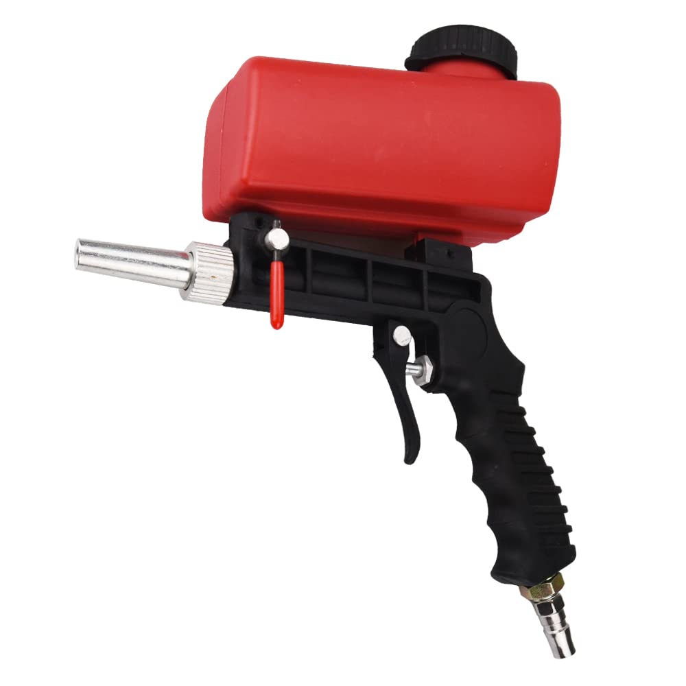 Пескоструйный пистолет 600 куб.см для удаления ржавчины, стекла и краски, с гравитационной подачей, для автомобилей, глушителей, удаления, обработки,