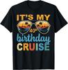 Funny It's My 40th Birthday Cruise Vintage Summer Cruising Gift Unisex T-Shirt