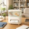 Non-slip Tissue Box Transparent Desktop Fish Tank Multi-Functional Storage Box  Bedroom