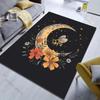 Bee and Moon Divination Print Carpet for Living Room Bedroom Bedside Sofa Table Floor Mat Large Size Home Area Rug Decoration