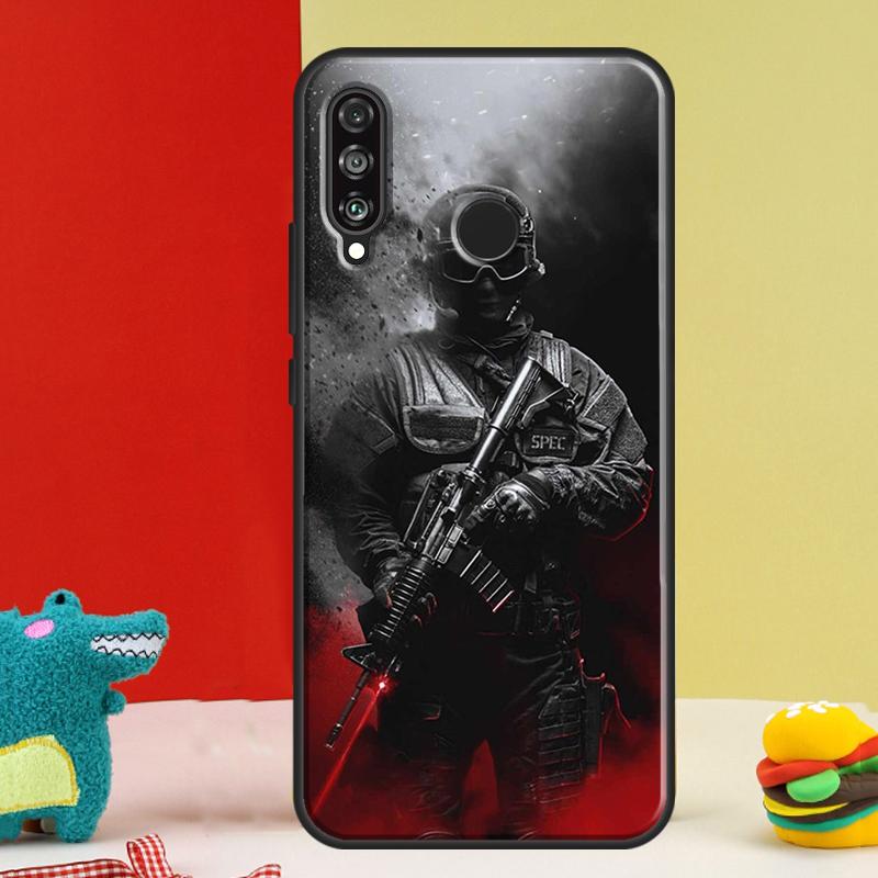Тактический узор Swat Gear для Huawei Nova 9 10 SE 12i 12s 11i 5T Y91 Y90 Y60 Y70 Y72 Y61 P60 Pro P20 P30 P40 Lite Чехол
