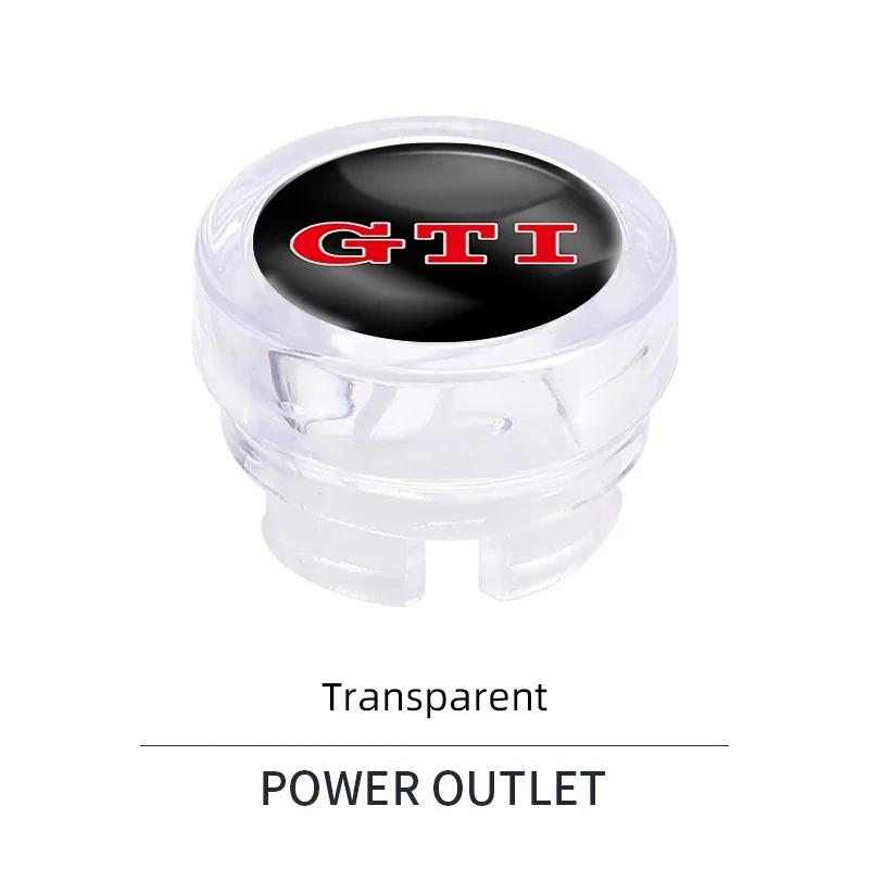hijk1 ·Car Cigarette Lighter Dust Cover Trim Cap Auto Accessories For VW GTI Polo Golf Passat Tiguan Arteon Touareg CC Taigo Caddy