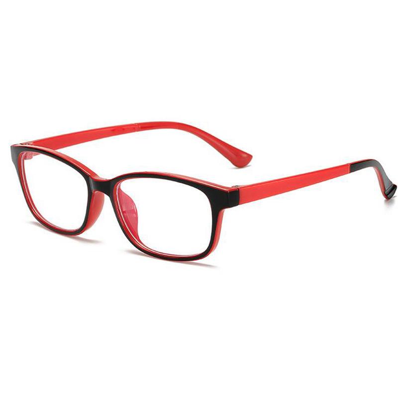 Square Nearsighted Glasses Sun Gray Prescription Eyeglasses 0 To -6.0  Blue Light Glasses Fashion Plastic Black Gray Frame