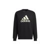 Printed Logo Crewneck Long Sleeve Sweatshirt Men Tops Black HN8995