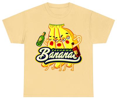 СМЕШНАЯ желтая футболка Savannah Bananas с коротким рукавом Все размеры JJ4317