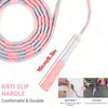 Сильная гибкая скакалка, легкая, не запутанная, сегментированная, для фитнеса, скакалка, противоскользящая, унисекс, для тренировок по прыжкам
