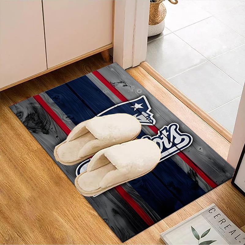 Patriots Team Spirit Rug Game Carpet, Floor Mat for Bedroom Living Room Entryway Rug, Home Decor Idea Gift for Christmas birthday