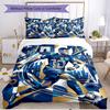 3pcs Duvet Cover Set (1*Duvet Cover + 2*Pillowcase, Without Core), Kylian Mbappe Print Soft All‑Season Bedding Set, Home Bedroom Decor Gift