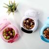 Modern Lazy Snack Bowl Living Room Creative Plastic Double Layers Snack Storage Box Bowl Fruit Plate Snack Dishes Phone Holder