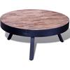 VidaXL Round Coffee Table Recycled Teak Wood