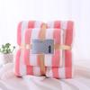 Two Piece Absorbent Coral Fleece Bath Towel Set Absorbs Water Towel Set Quick Dry Bath Fluffy Microfiber Towel for Household