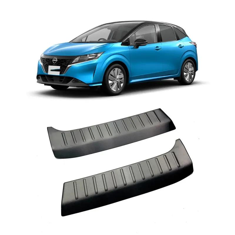 For Nissan Note E13 - Stainless Steel outer Door Sill Plate Cover Trim Rear Bumper Pedal Scuff Protector car styling Cut