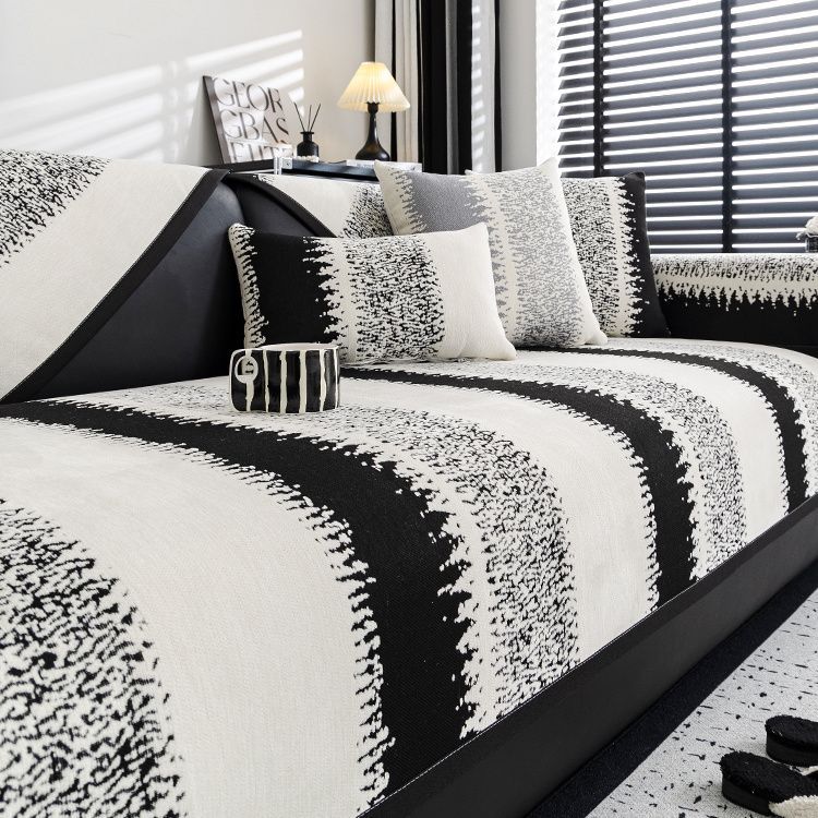 Sofa Cushion, Universal In All Seasons, Light Luxury, High-End Sense Of Non-Slip Chenier, High-End Straight Row Leather Sofa Special Seat Cushion