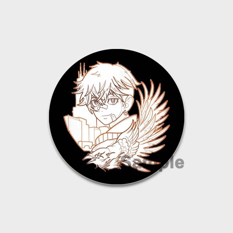 58 мм значок Мстителей Токио, аксессуары в стиле аниме, брошь на булавке, украшение для рюкзака, детские подарочные броши для женщин, ювелирные изделия, одежда, искусство