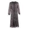 DEELUXE Women's Gray Ethnic Printed Halona Long Dress 74