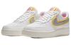 Nike Air Force 1 Low '07 Lx White Metallic Silver Gold Women's CZ8104-100