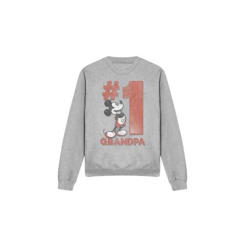 Disney Unisex Adult Number 1 Grandpa Mickey Mouse Sweatshirt