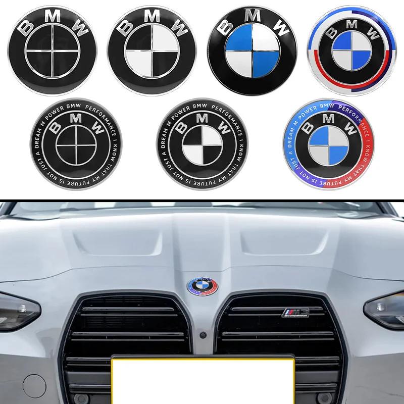 For BMW M E46 E90 E60 74mm 82mm For BMW M Power I3 F94 F97 F15 F98 F95 F92 G08 E34 F91 F16 G30 G20 Hood Emblem Car Front Bonnet Logo Trunk Cover Badge