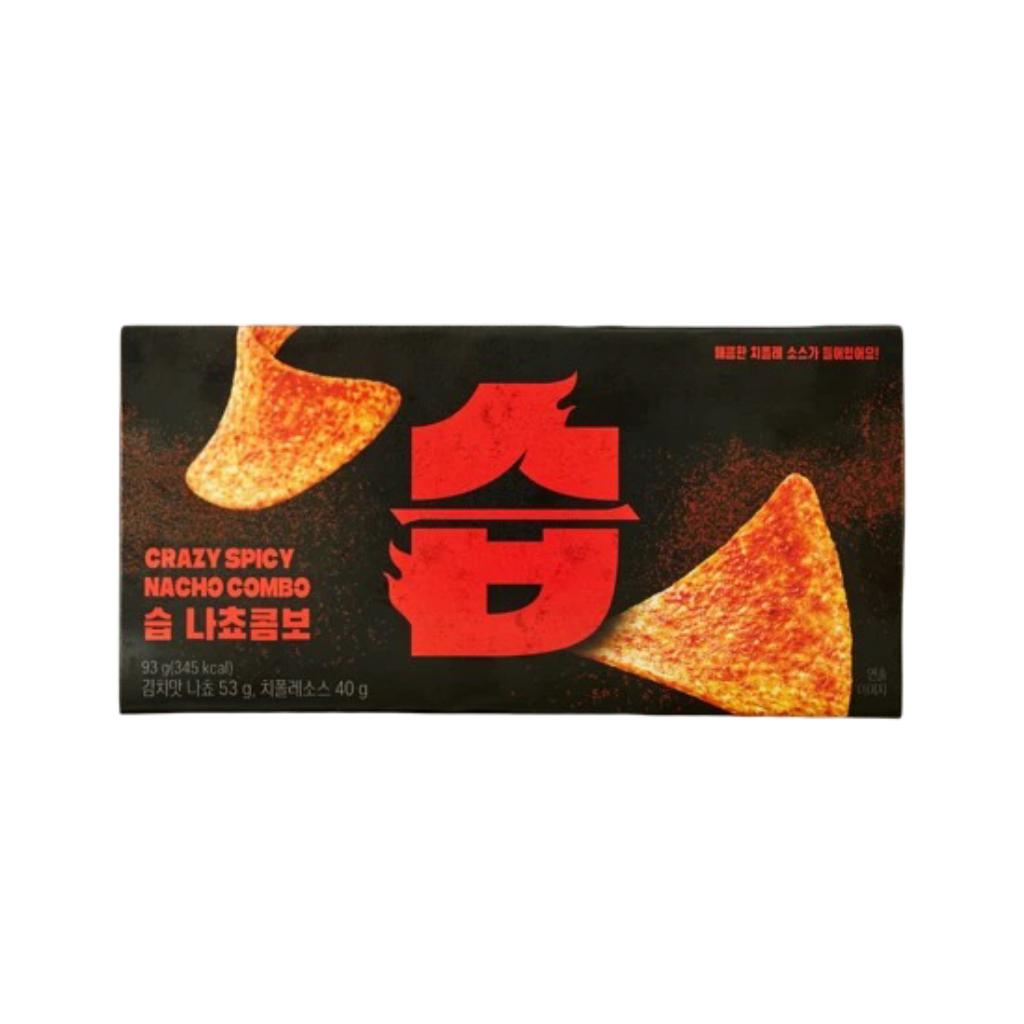 [CJ] Korean Nacho Chips 65g 93g 3 Flavors bibigo Seaweed Dasida Beef Seasoning Crazy Spicy Kimchi Nacho K-Snack