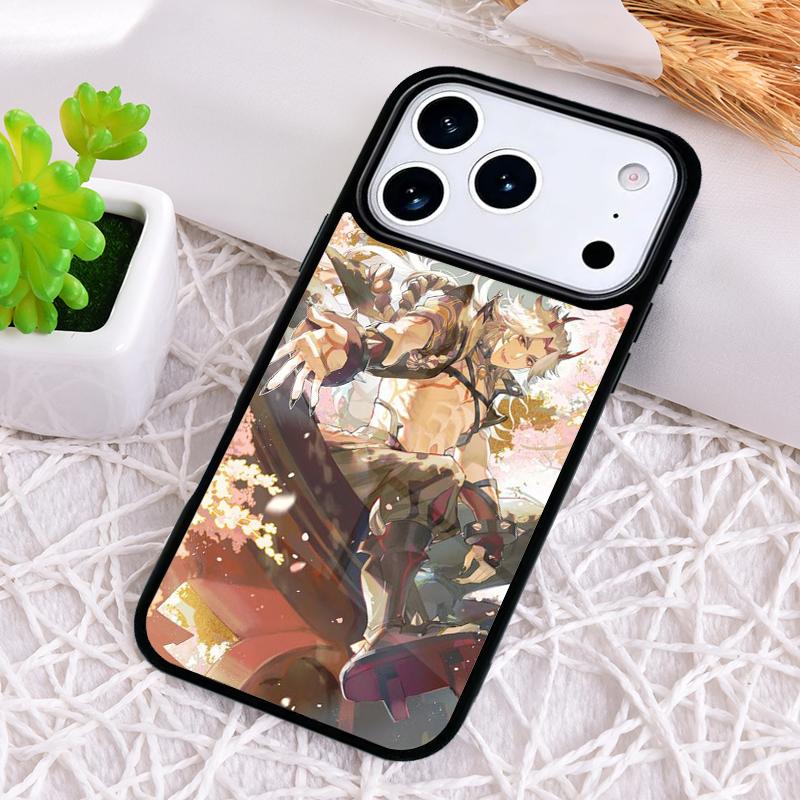 Чехол для телефона Genshin Impact Аратаки Итто для iPhone 17 Air 16 15 11 12 14 13 Pro Max Ударопрочный чехол