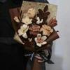 520 День Святого Валентина Ручной работы Букет цветов из синельной проволоки: Розы, Лилии, Тюльпаны - Материалы для DIY Подарка на День Рождения