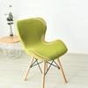 Curved Chair Cover Nordic Spandex Bar Stool Dining Chair Slipcover Butterfly Stretch Washable Accent Seat Covers