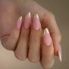 Simple Wearing Nail Piece, Matte Light Powder Nail Piece, Pearlescent Fake Nail Removable Nail Piece 24 Pieces