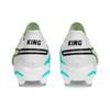 Puma King Ultimate FG AG White Electric Peppermint Men Sneakers Black Fast-Yellow 107097-03