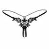 Sexy Women's Underwear Lingerie G String Embroidery Femal Open Crotch Thong Low-Waist T -Back Panties 64