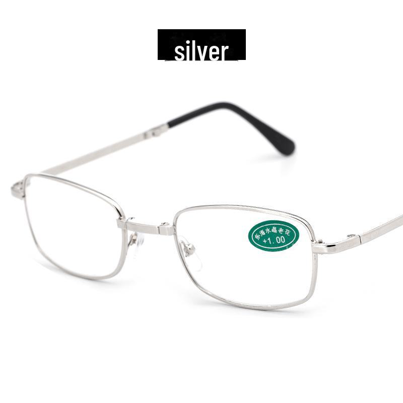 Складные очки для чтения с креплением на ремень и кожаным футляром