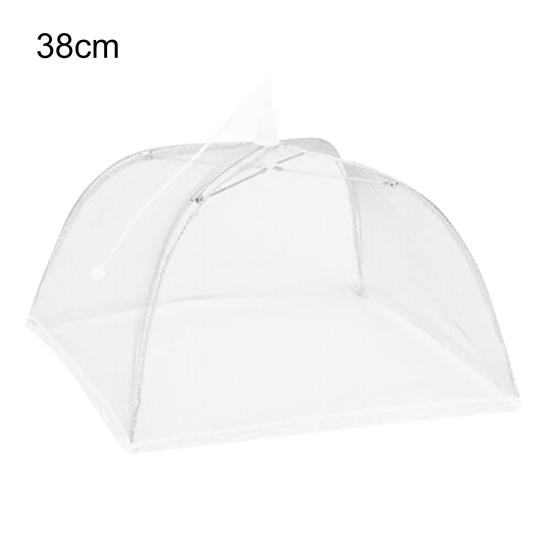 Foldable Food Cover Large Capacity Mesh Fabric Detachable Portable Umbrella Style Dish Cover