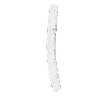 Double-Sided Dildo Realistic Double Dong 34cm Transparent